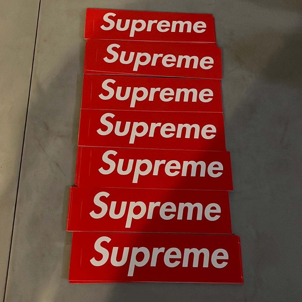 Supreme Box Log Stickers (70 count)